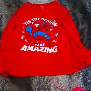Long sleeve marvel spider man Christmas shirt